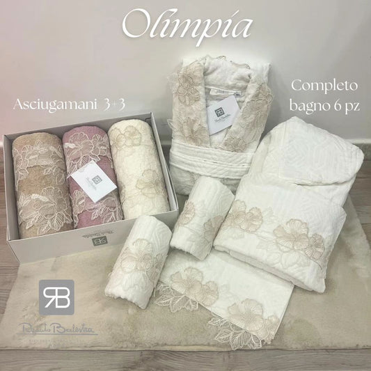 Completo Bagno 6 pezzi Olimpia Lui&Lei Renato Balestra