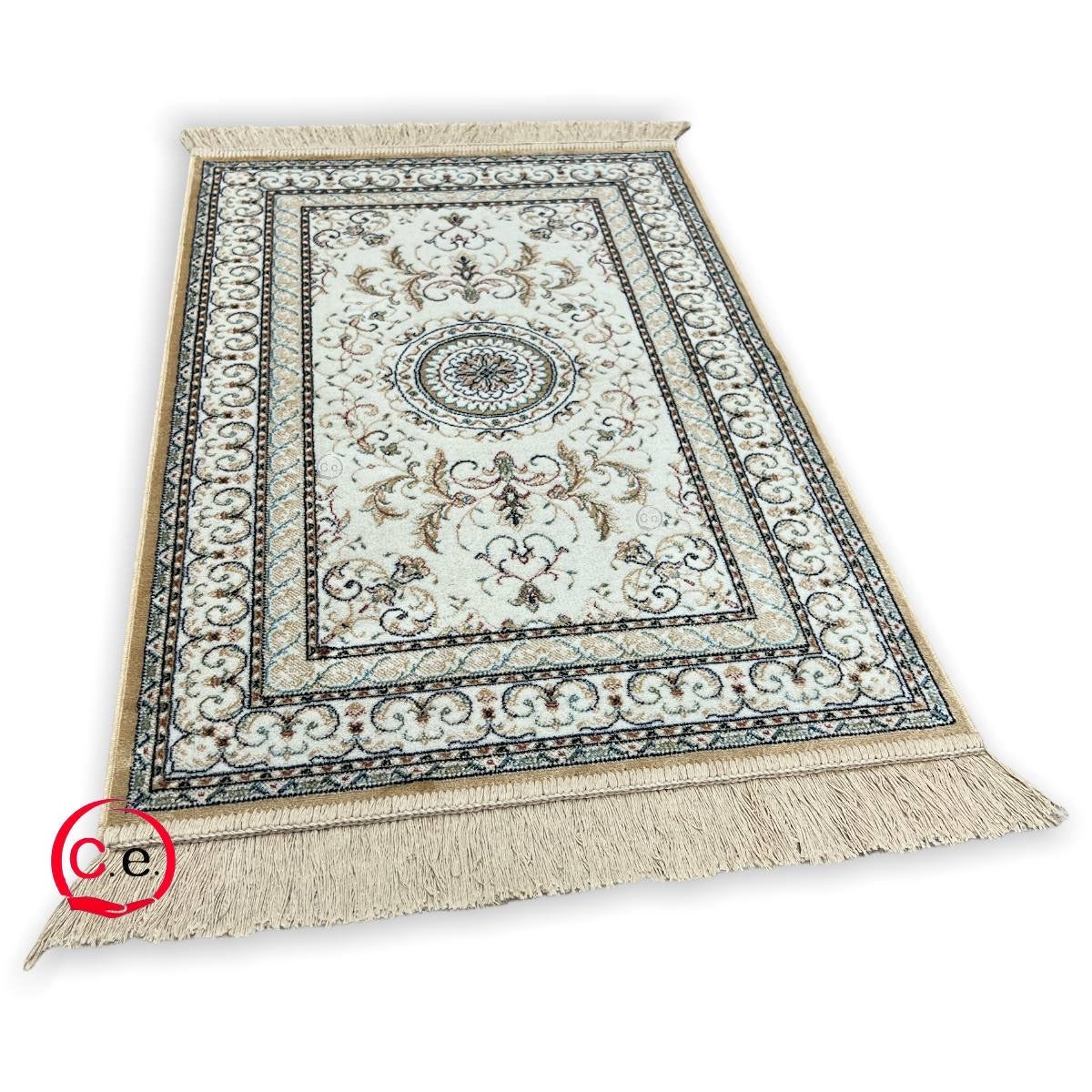 Set Parure Tappeto + Scendiletto 3 pz Tappeti Persia con frange