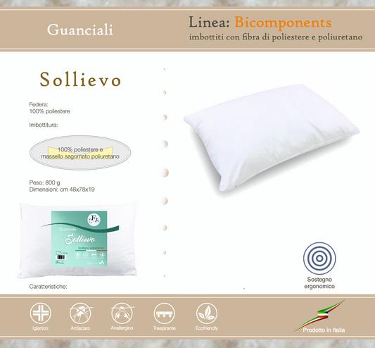 Guanciale Sollievo Linea Bicomponents