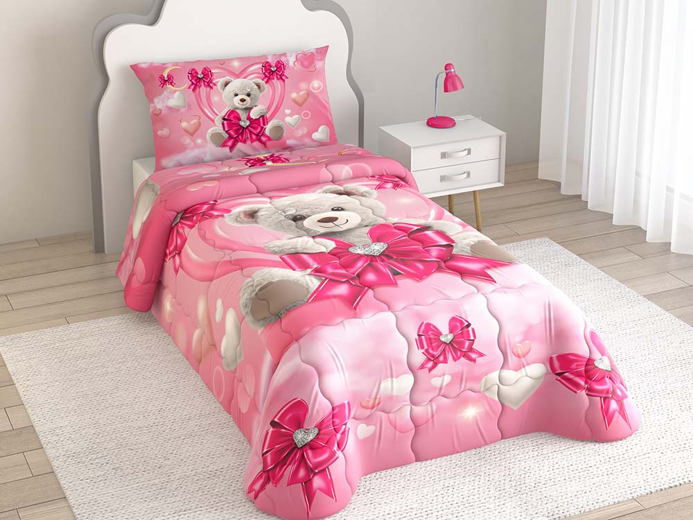 Trapunta Piumone Teddy Kids - Letto Singolo