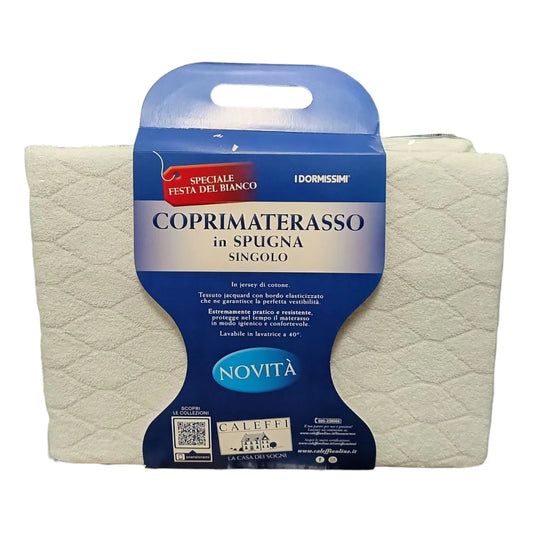 Coprimaterasso Dormissimi di Caleffi in spugna jacquard