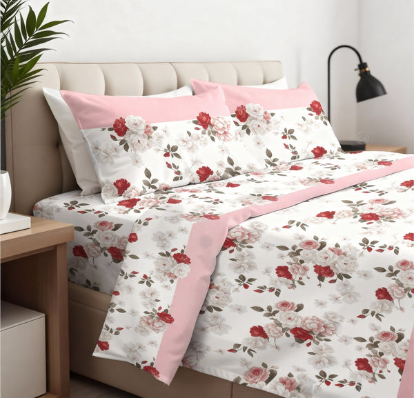 Completo Lenzuola Ilenia stampato - Matrimoniale