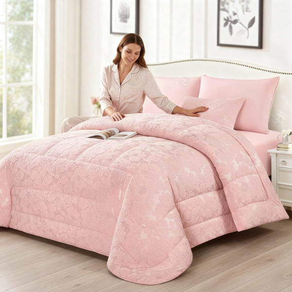 Trapunta Piumone Jane in Velluto a pelo corto