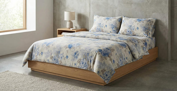 Completo Lenzuola Roseto in flanella