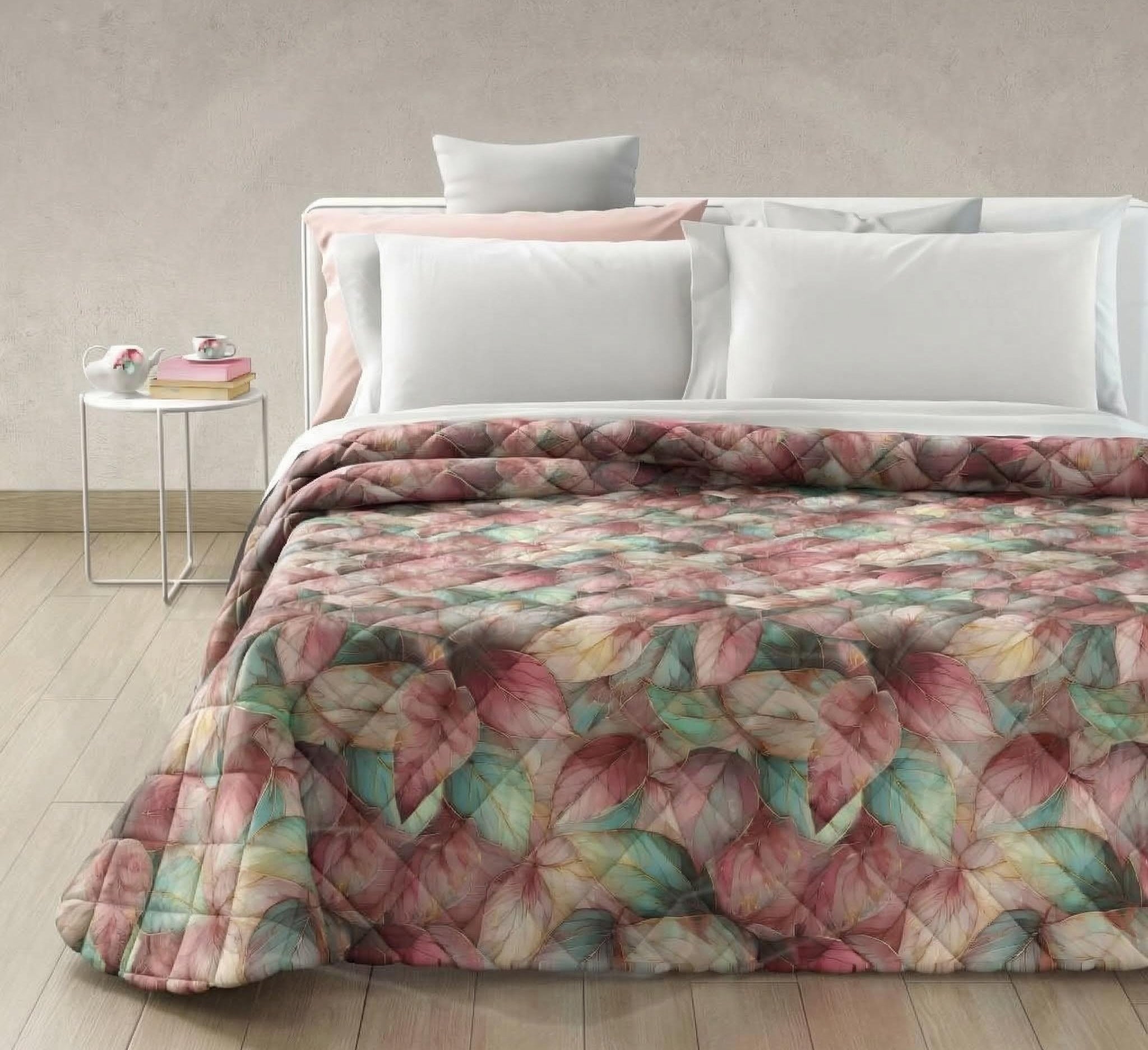 Lux Decor Collection – Set Di 2 Cuscini Per Letto Trapuntati A Soffietto, Colore Grigio, Misura Regina