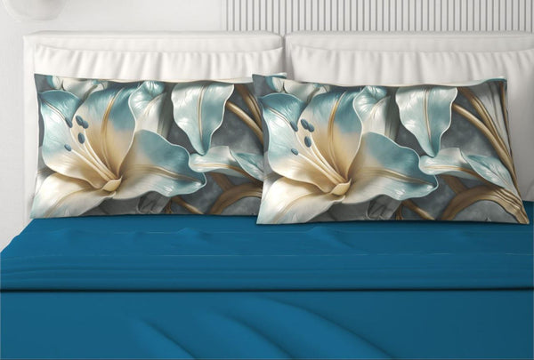 Completo Lenzuola Venere tinta unita 4 federe