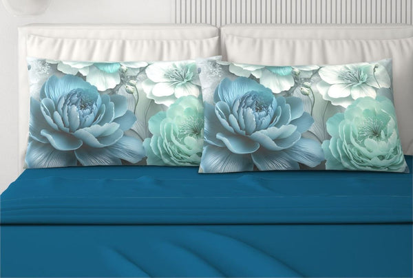 Completo Lenzuola Miwa tinta unita 4 federe