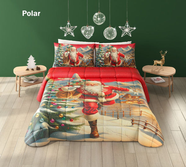 Trapunta natalizia Piumone invernale Polar