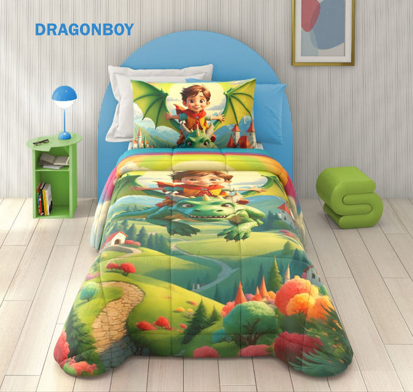 Trapunta Piumone Dragonboy - Letto Singolo