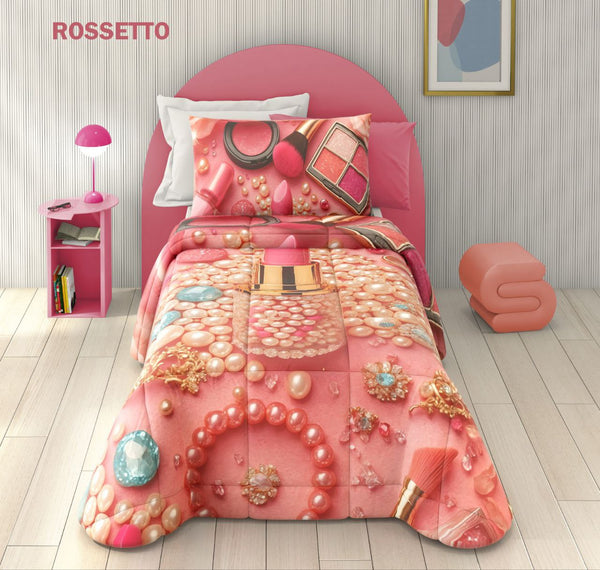 Trapunta Piumone Rossetto - Letto Singolo