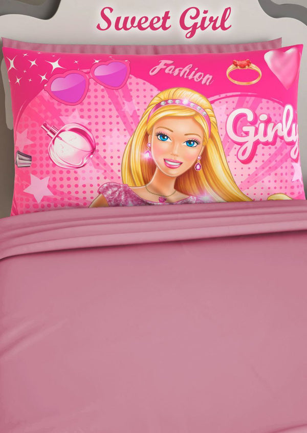 Completo Lenzuola Sweet Girl tinta unita 2 federe - Letto Singolo