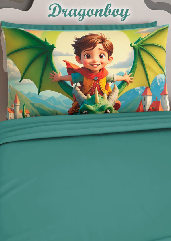 Completo Lenzuola Dragonboy tinta unita 2 federe - Letto Singolo