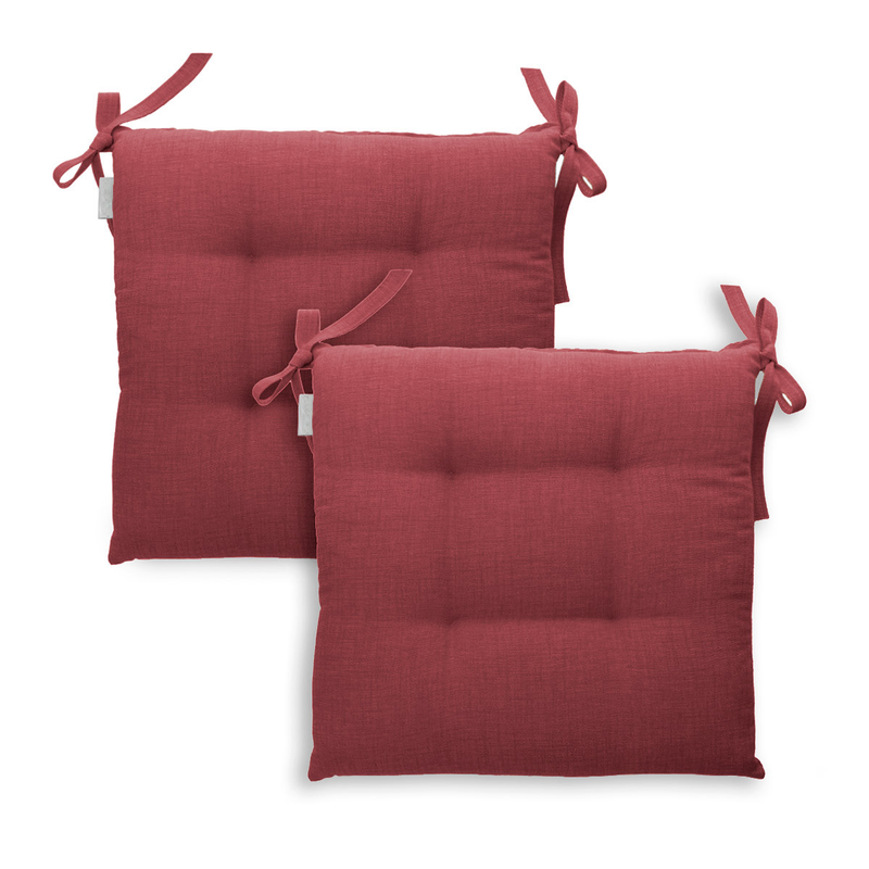 Confezione 6 pezzi cuscini coprisedia 4 punti con laccetti –  homepalacebiancheriaperlacasa