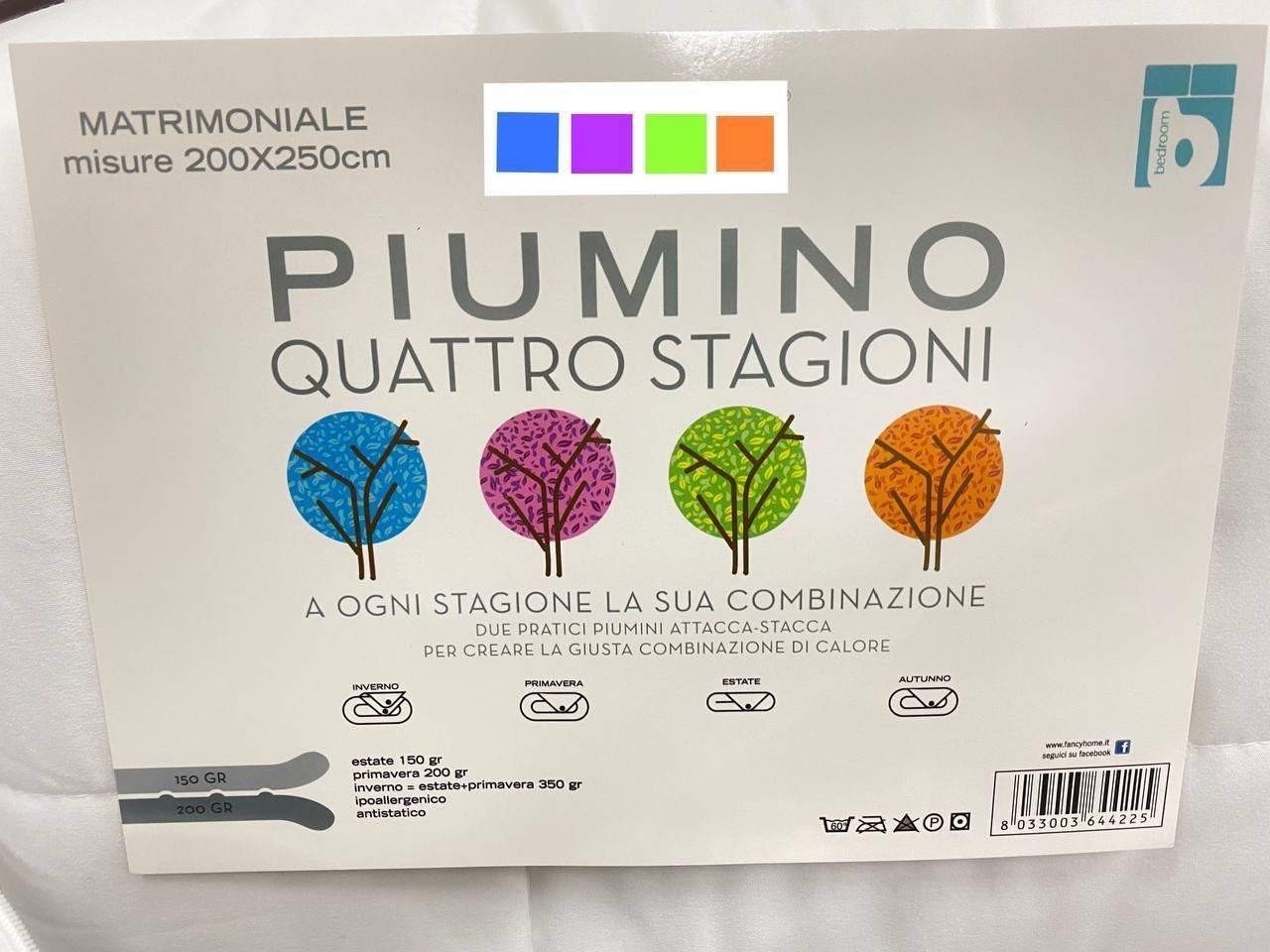 Piumino 4 Stagioni - Matrimoniale