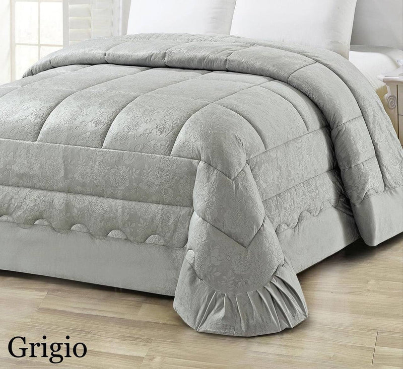 Cactuso piumone Letto Singolo Bambini,Giù è la Trapunta di Velluto Bianco  Addensato Caldo inverno-200x230 cm 3500g_caffè Grigio.