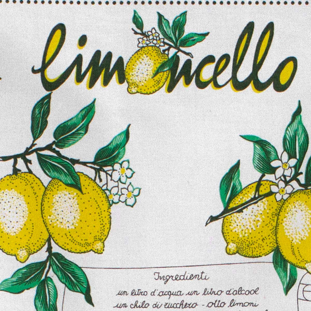 Strofinaccio da cucina Limoncello in Puro cotone