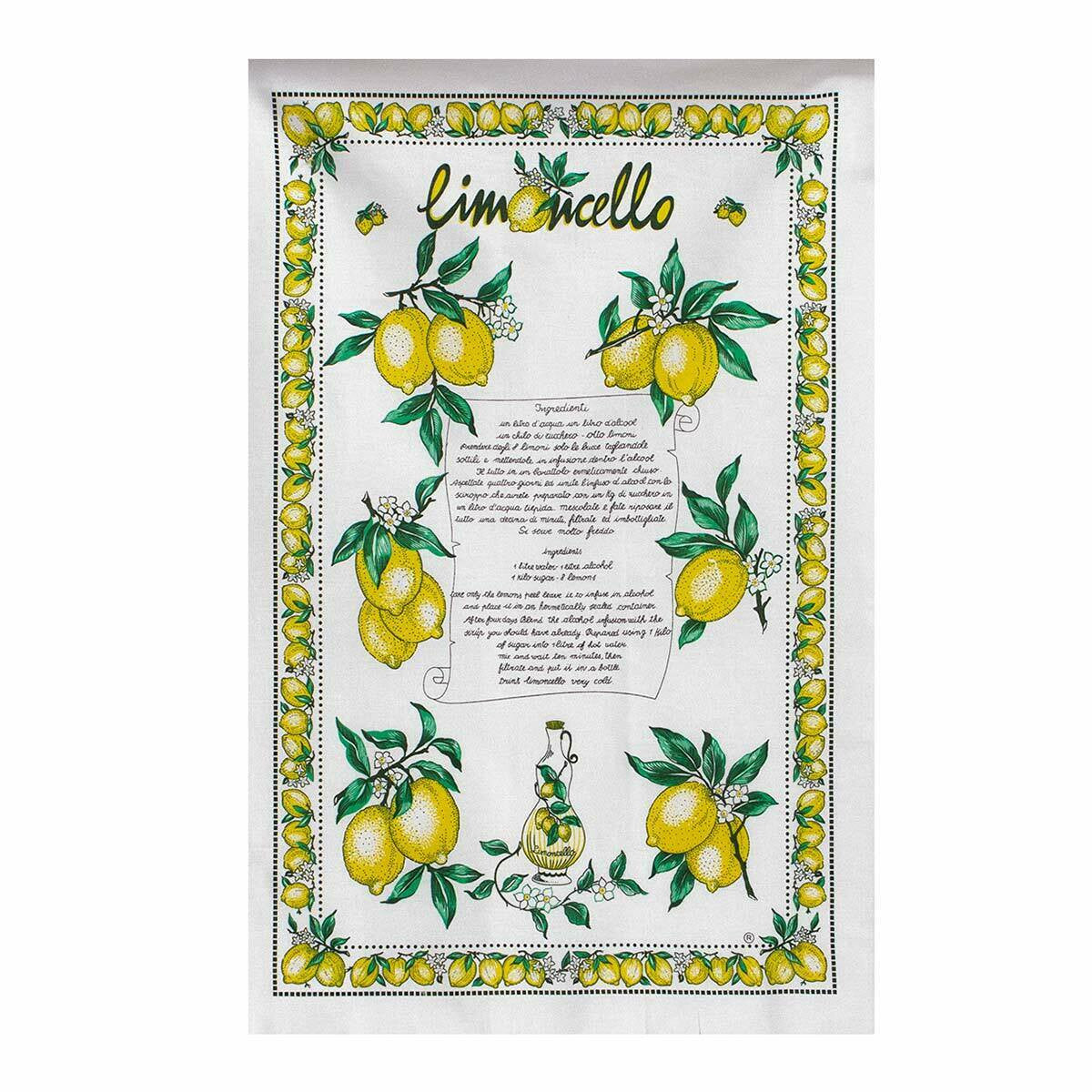 Strofinaccio da cucina Limoncello in Puro cotone